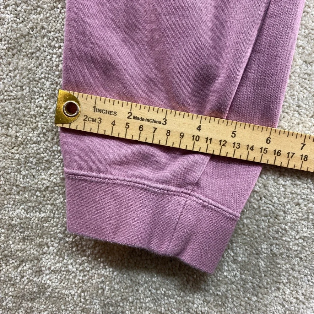 Nike Joggers Womens Medium Mauve Pink Logo Tape Side‎ Stripe Sweatpants